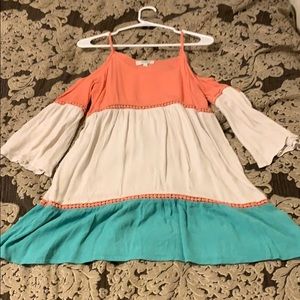 Off the shoulder dress